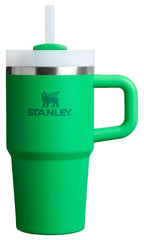 STANLEY Quencher H2.0 face avant montrant couleur Meadow et ergonomie