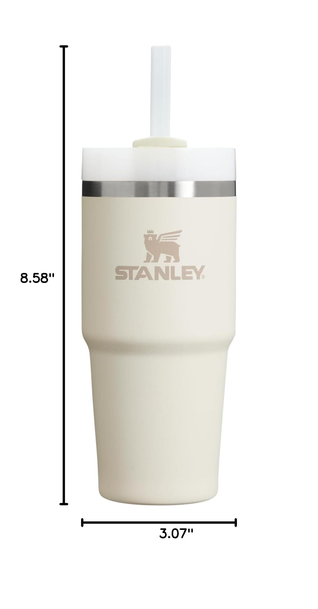 STANLEY gobelet sur table de café glacé montrant usage quotidien