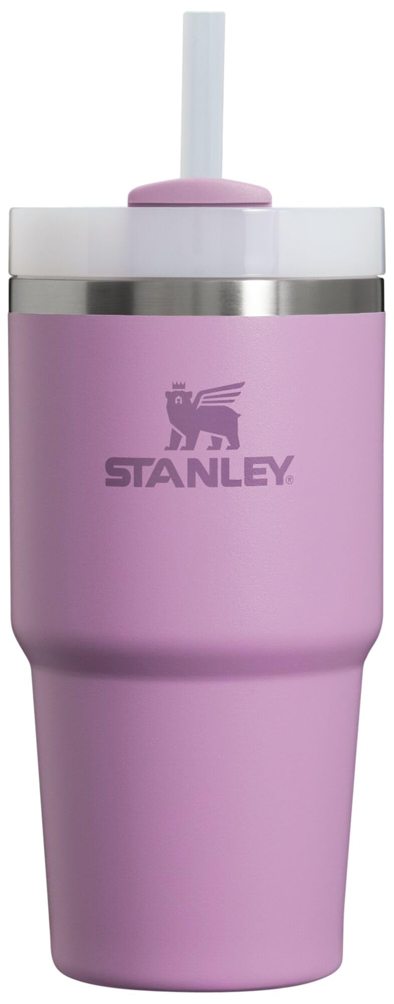 STANLEY Quencher H2.0 face avant lilas montrant design compact