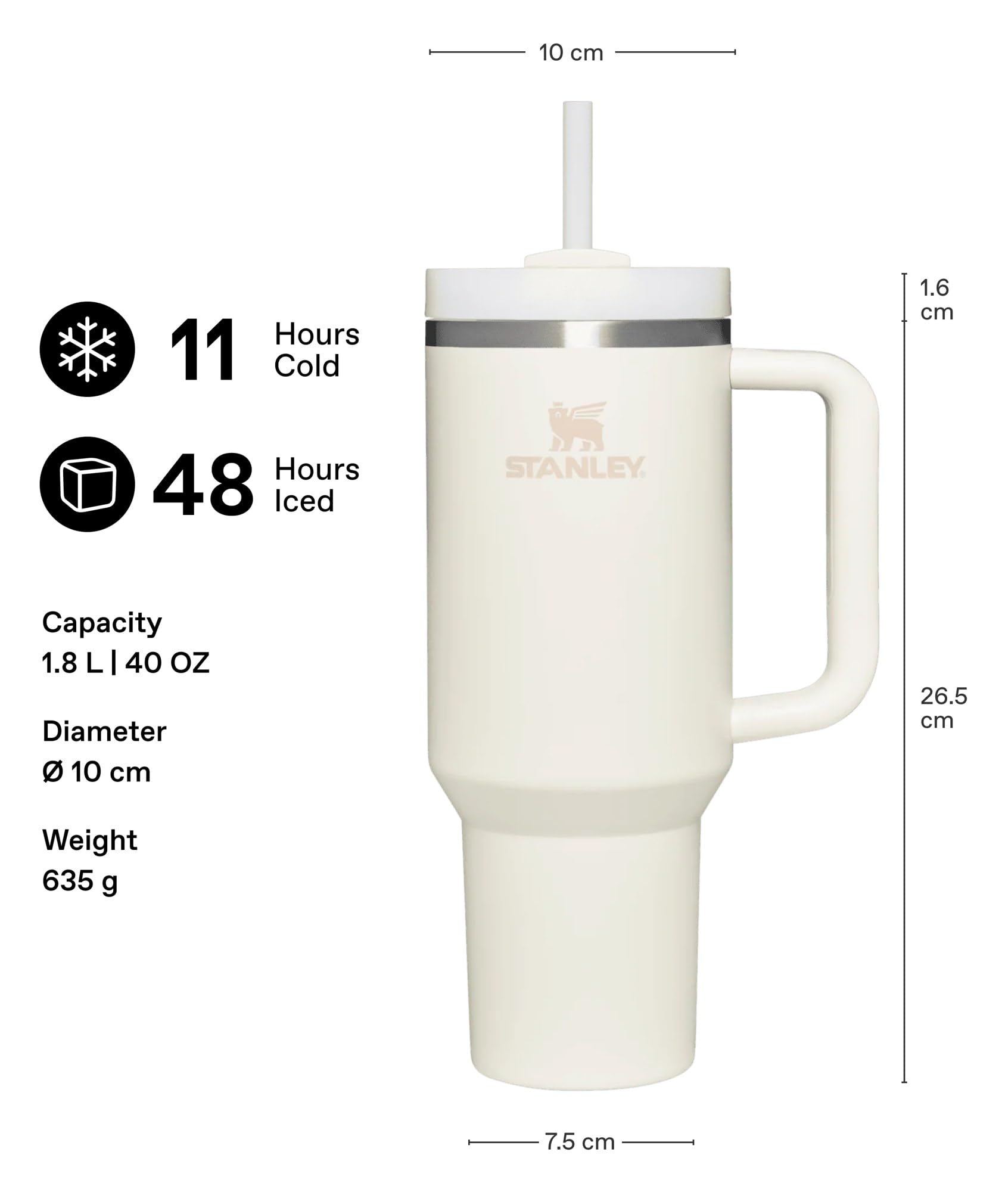 STANLEY Quencher H2 poignée ergonomique pour transport confortable