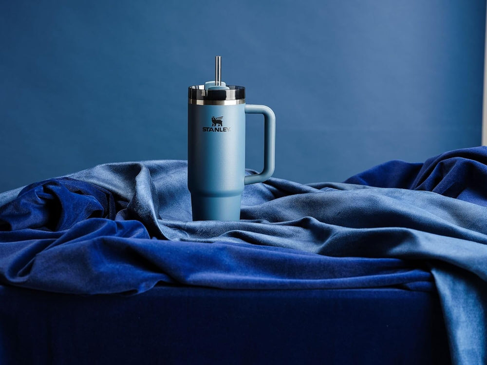STANLEY tasse avec paille réutilisable et joint de maintien pour boire sans renverser