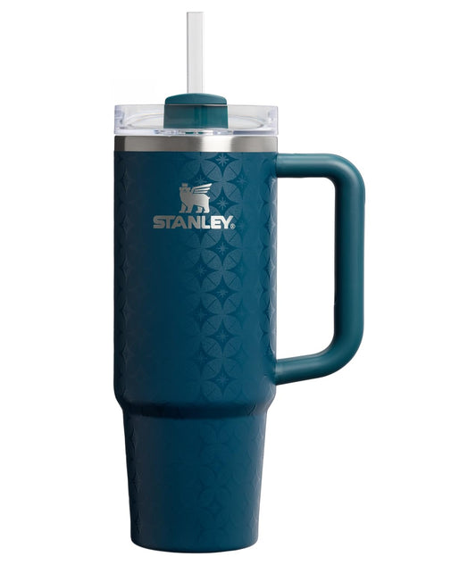 STANLEY Quencher face avant montrant la finition Ponderosa Star et maintien au frais