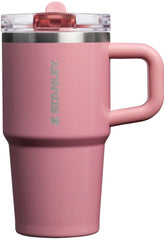 STANLEY Quencher vue avant montrant le design Port Shimmer et la poignée ergonomique pour transport facile
