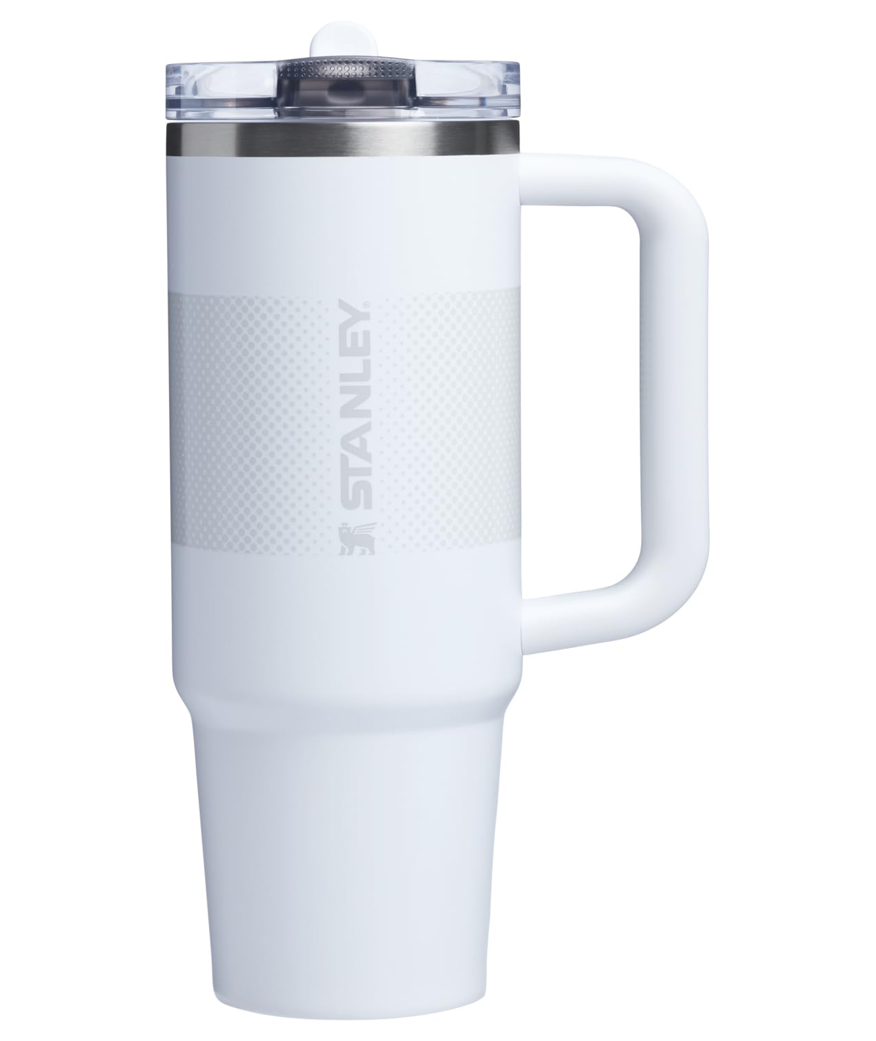 STANLEY Quencher Vue avant montrant la silhouette et finition, durabilité accrue