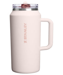 STANLEY Quencher ProTour en Rose Quartz vue frontale mettant en avant capacité et style