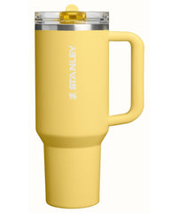 STANLEY Quencher face avant montrant design Daffodil et poignée confortable