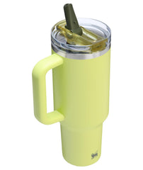 STANLEY Quencher ProTour détail du bouchon Flipstraw montrant la paille escamotable anti-fuites