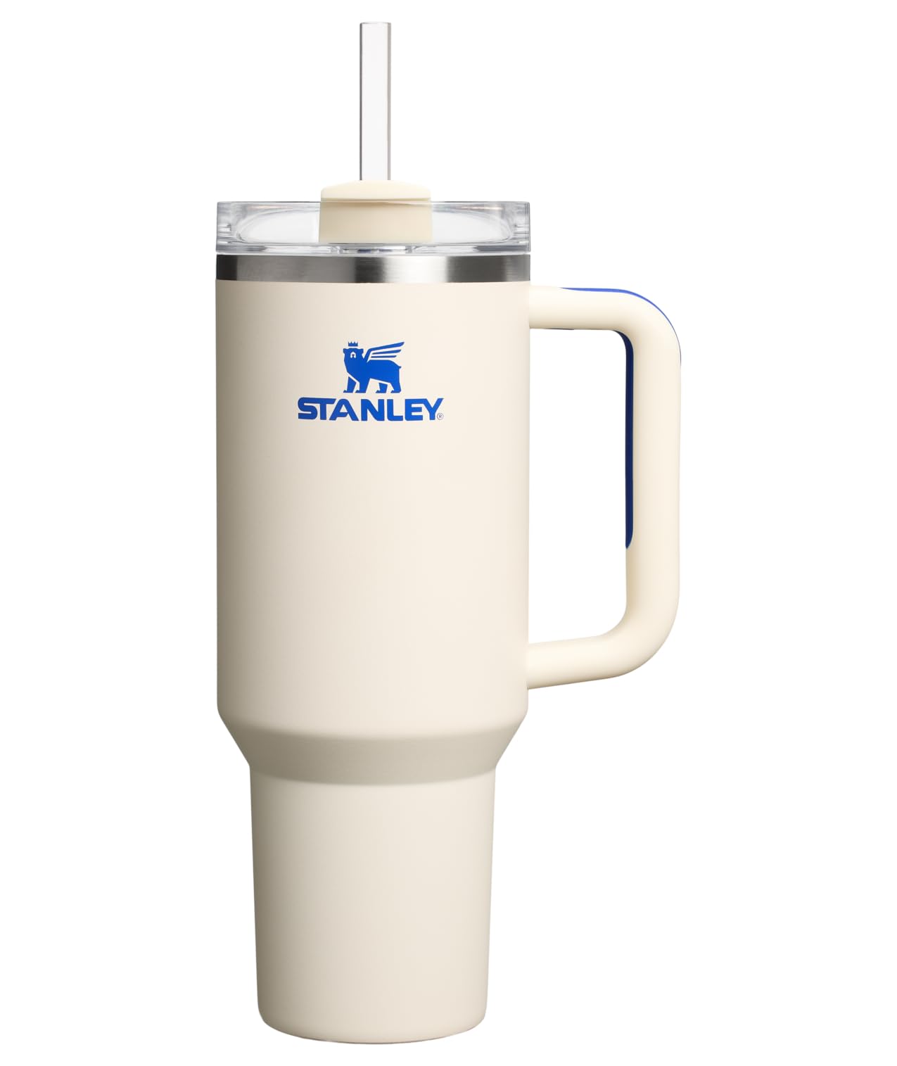 STANLEY Quencher H2.0 vue avant montrant la finition crème royal et la capacité 40 oz