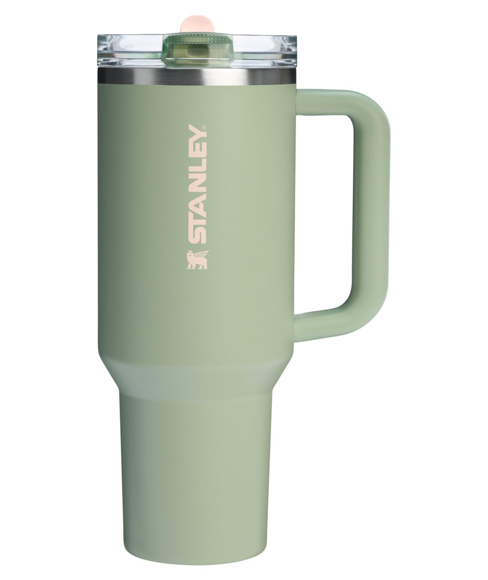 STANLEY face avant du Quencher ProTour en Lichen montrant design et capacité
