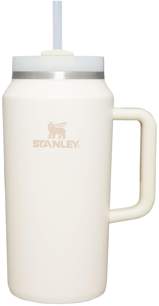 STANLEY face avant du tumbler crème montrant la contenance et visuel durable