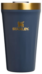 STANLEY face avant du gobelet 16 oz Twilight Gold montrant finition élégante
