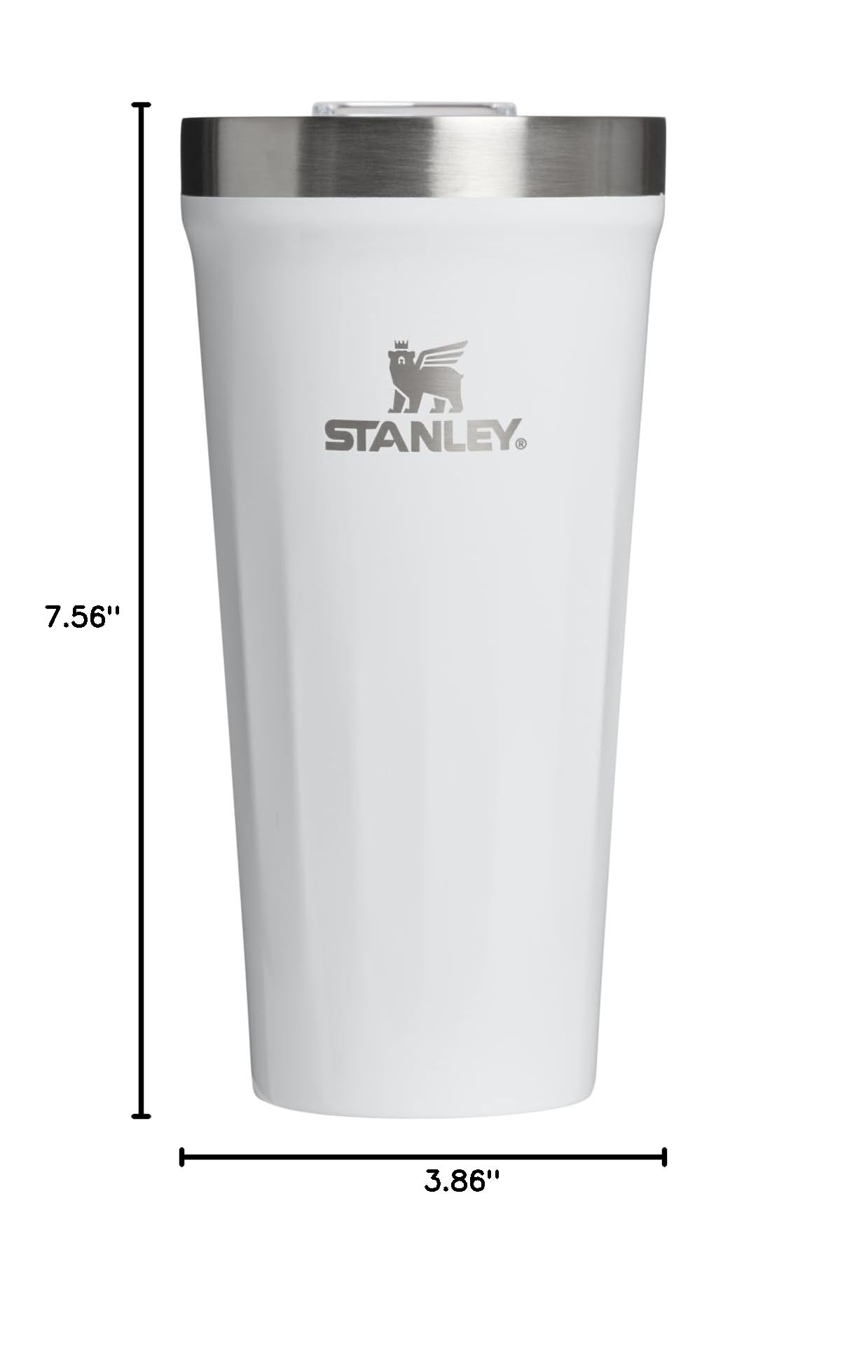 STANLEY comparaison taille gobelet à côté d'un sac pour échelle