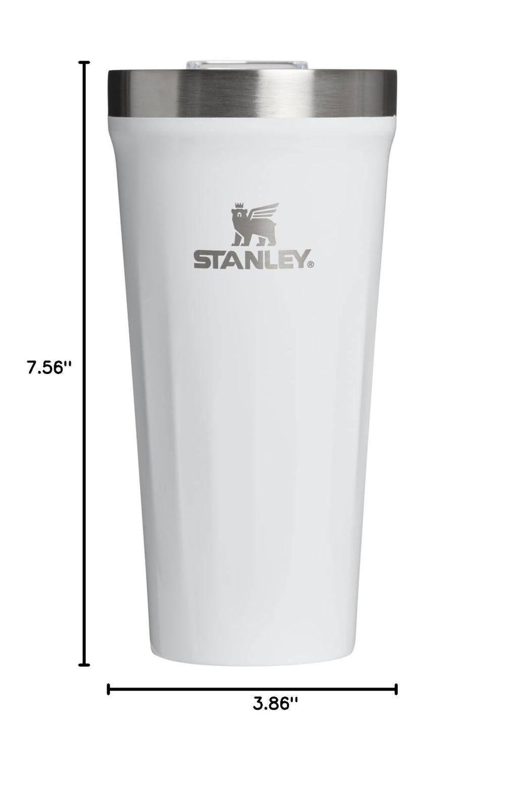 STANLEY comparaison taille gobelet à côté d'un sac pour échelle