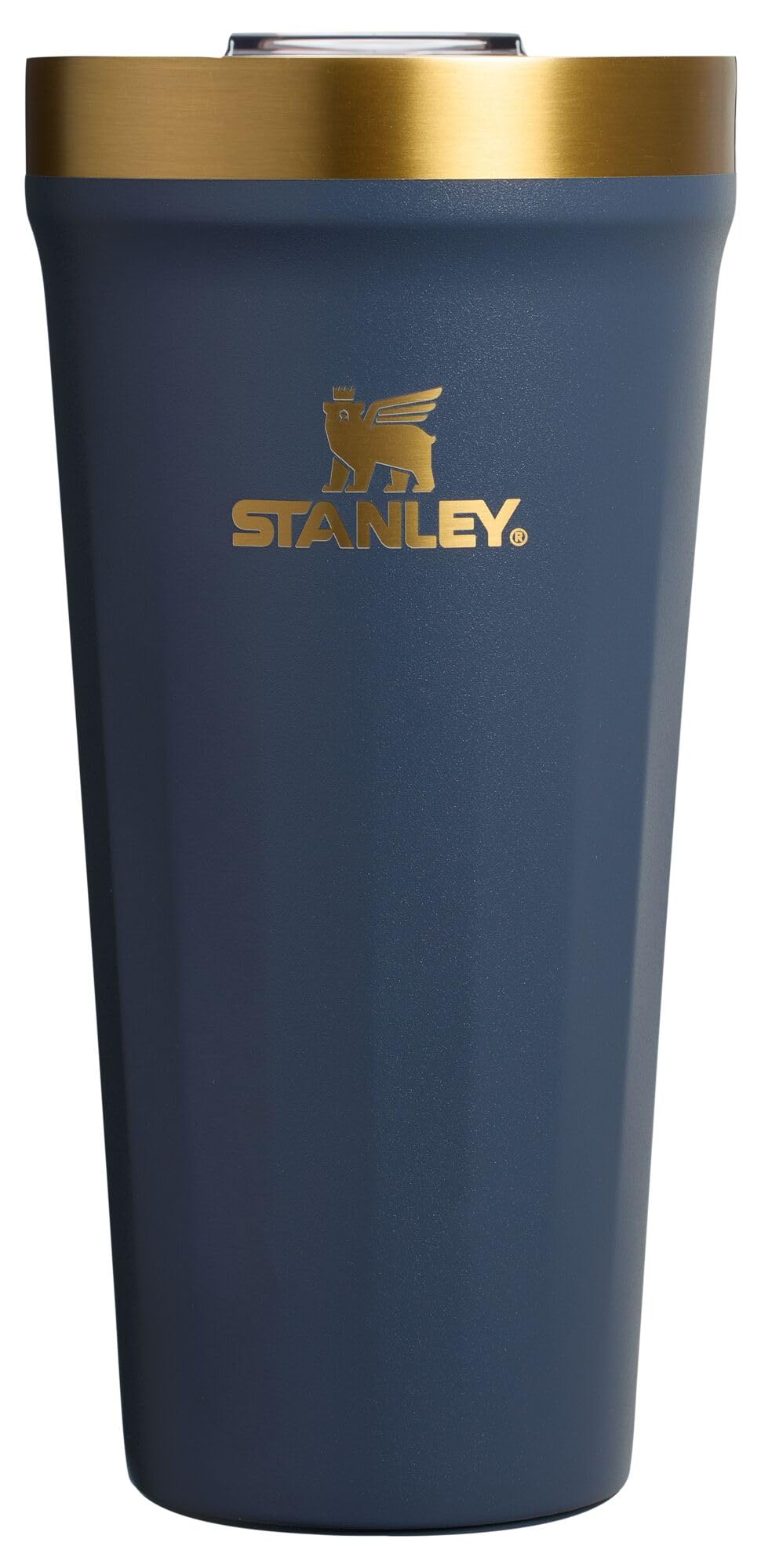 Stanley Everyday Tumbler face avant montrant finition Twilight Gold et solidité