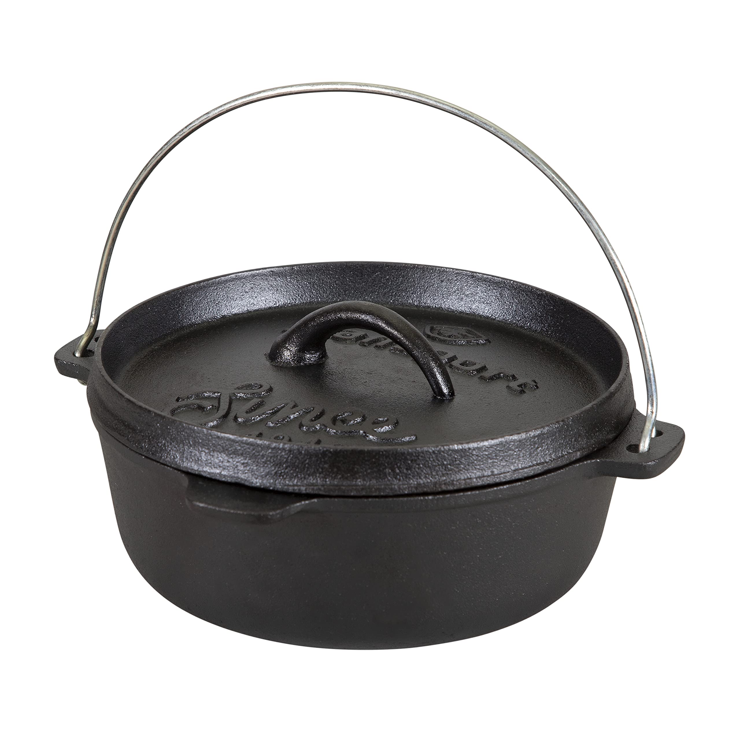Stansport vue avant de la cocotte fonte robuste pour cuisson uniforme