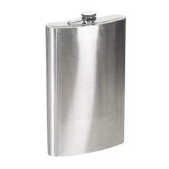 Stansport flasque face montrant la capacité et la finition inox durable