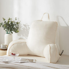 StarAneer coussin face avant en velours beige offrant maintien confortable