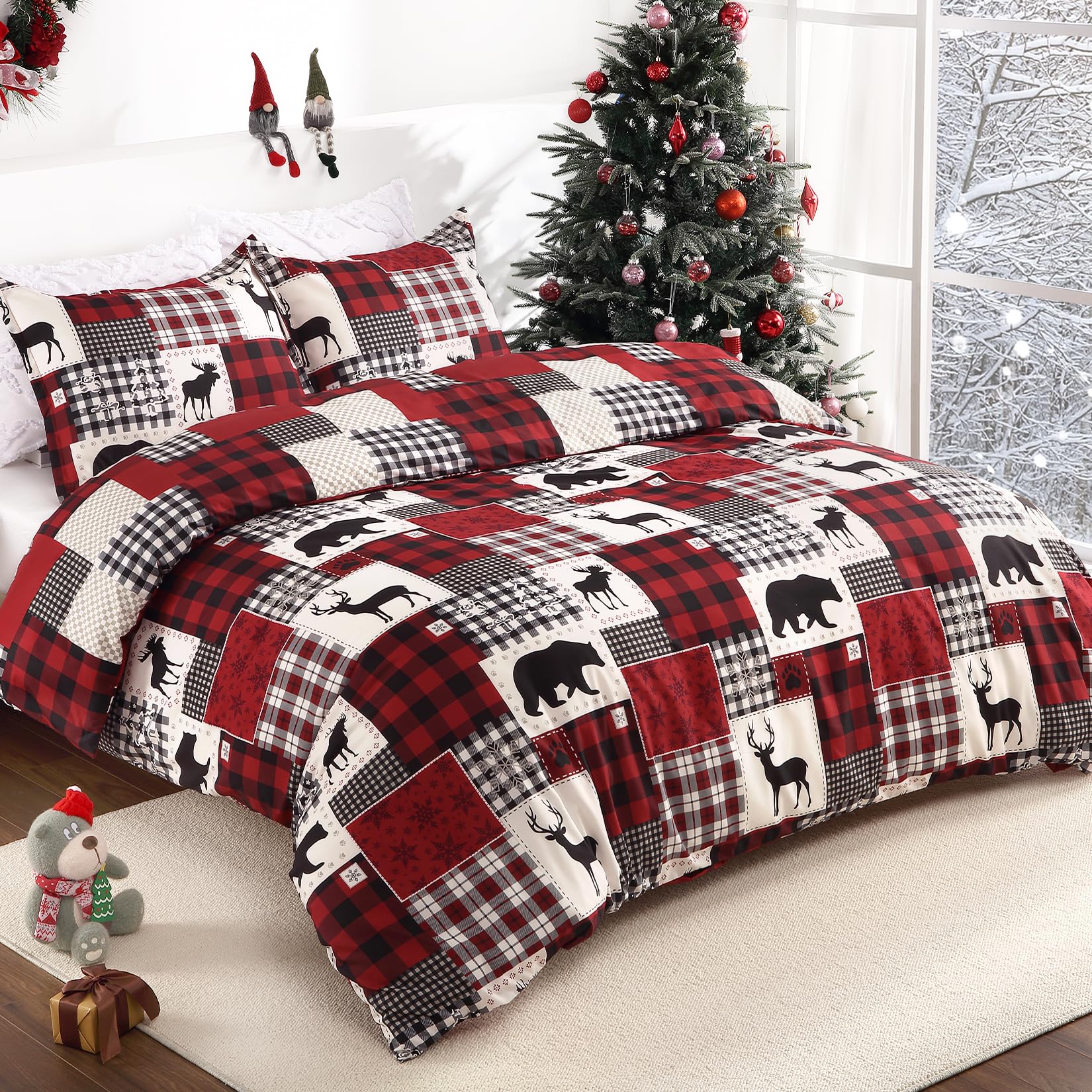 STARBEDIA ambiance chambre décorée esprit noël accueillant