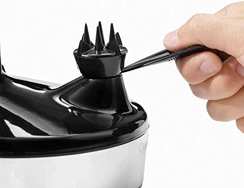 Starfrit Rotato Express 2.0 accessoires rangés: lames, couteau et adaptateur inclus