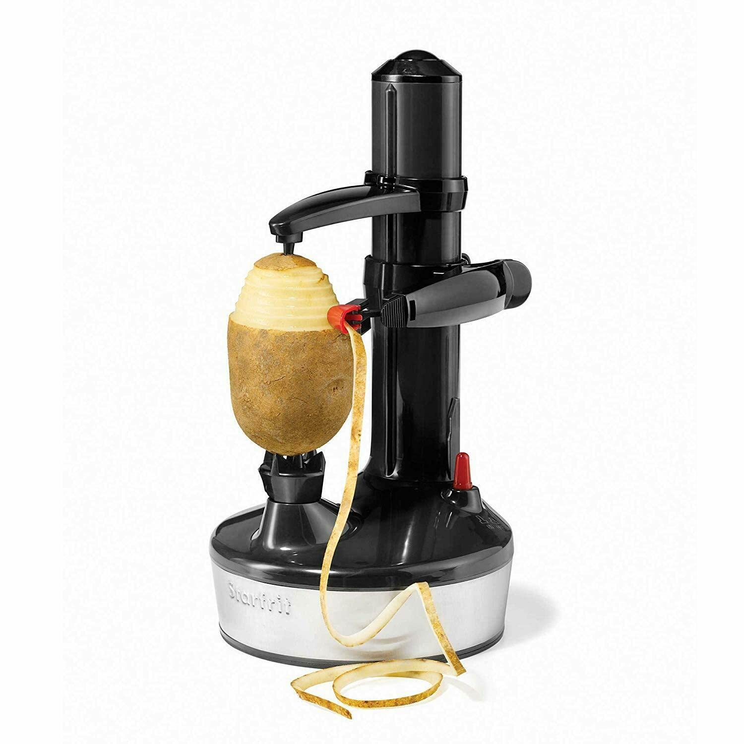 Starfrit Rotato Express 2.0 en usage épluchant une pomme, gain de temps en cuisine