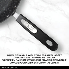 Starfrit poêle 10" en usage saisissant des légumes, antiadhérence facilitant la cuisson