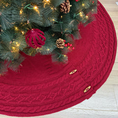 Starry Dynamo face de la jupe 60" bordeaux, finition soignée et protection du pied