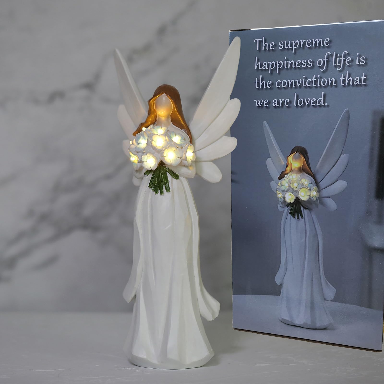 Starryfill ange dans sa boîte cadeau, prêt à offrir, ajout d'élégance