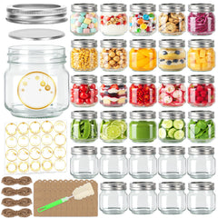 STARSIDE bocal mason 8 oz face montrant fermeture hermétique et design pratique