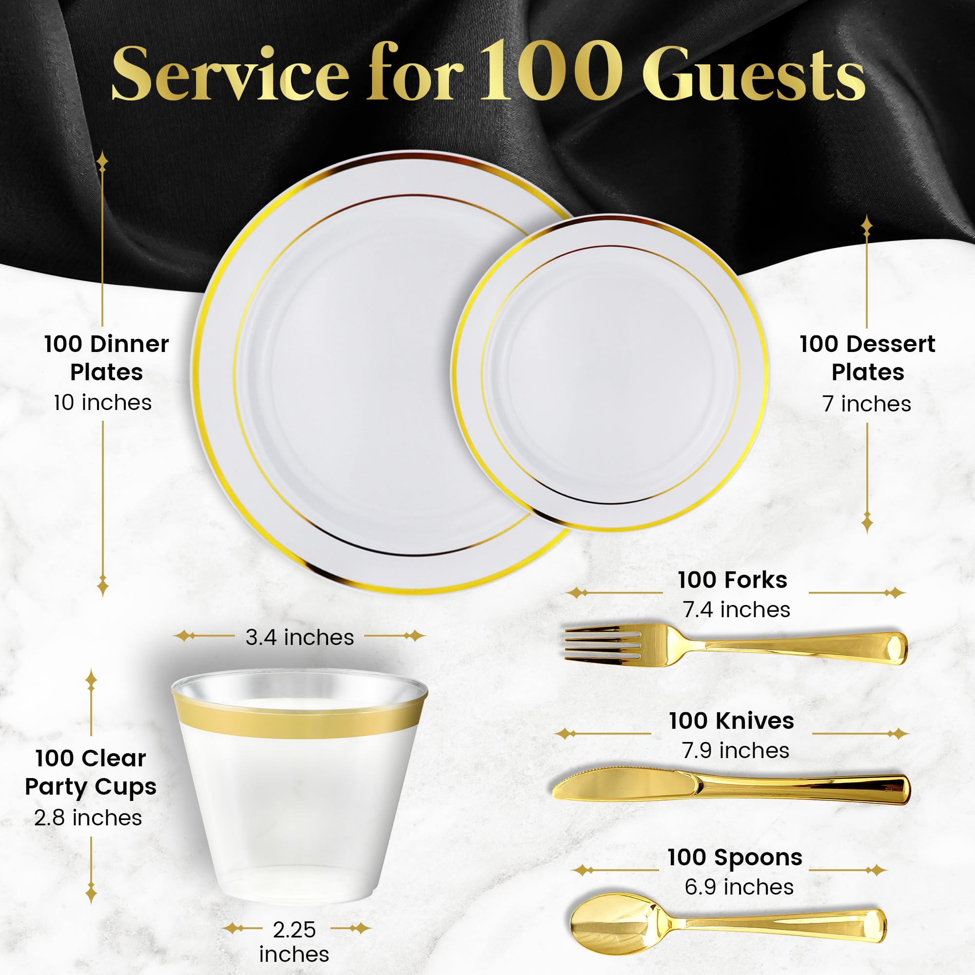 Stately Elegance Designs assiettes dessert empilées montrant service coordonné et praticité