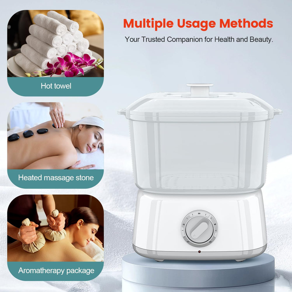 StateRiver en usage dans un spa avec lingettes chaudes pour confort client rapide