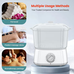 StateRiver en usage dans un spa avec lingettes chaudes pour confort client rapide