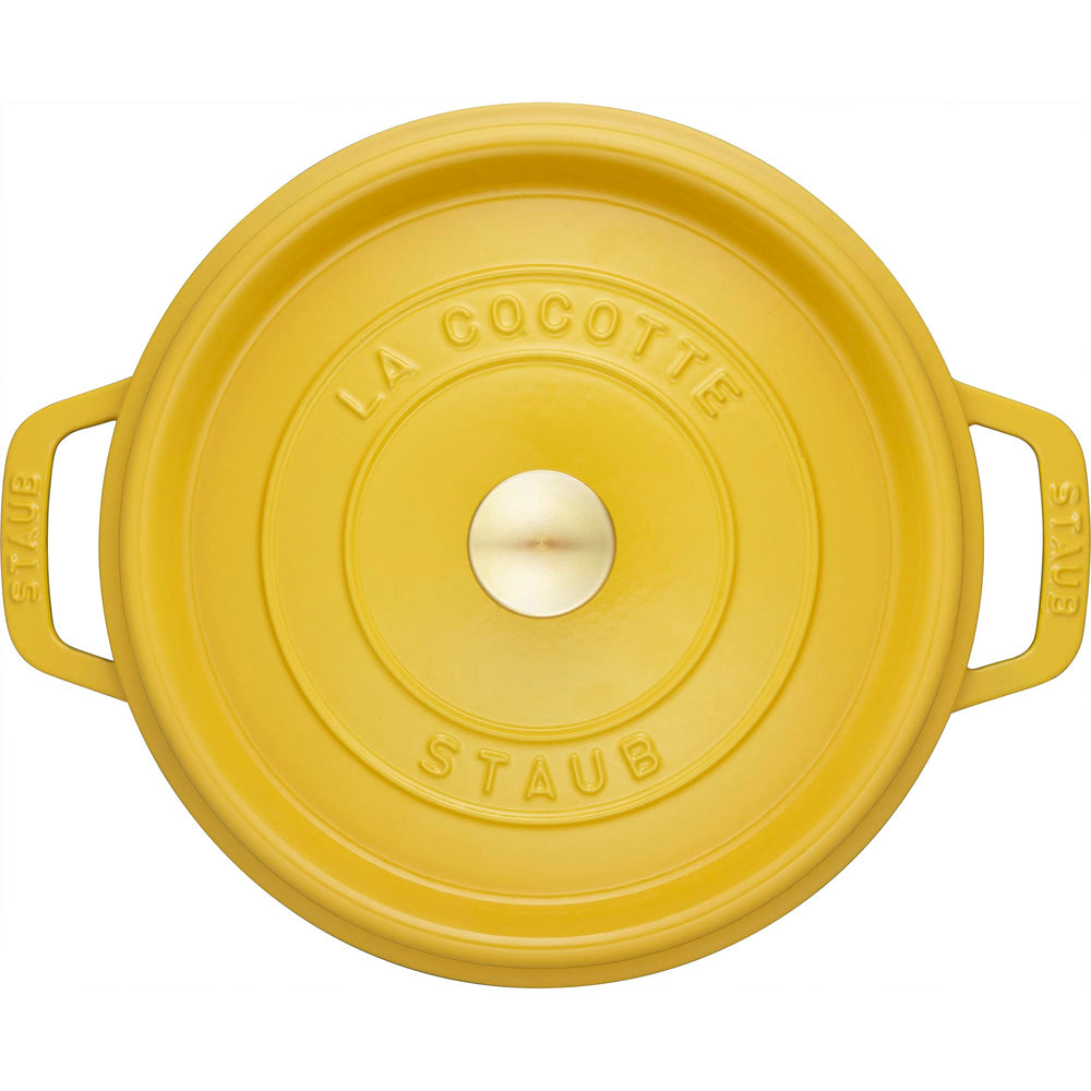 Staub cocotte en service, ragoût juteux prêt à déguster