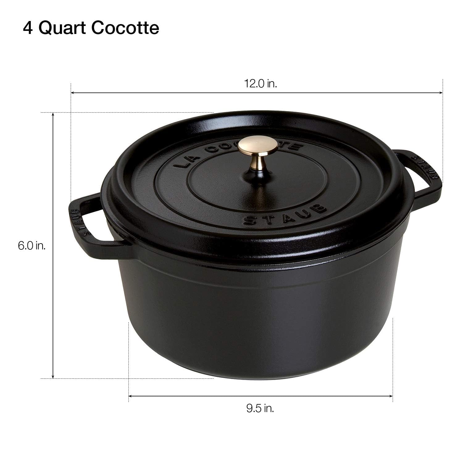 STAUB cocotte posée sur plaque à induction montrant compatibilité et polyvalence