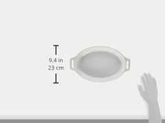STAUB ensemble de deux plats ovales en situation de service pratique
