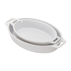 STAUB plat ovale face avant montrant design élégant et présentation à table