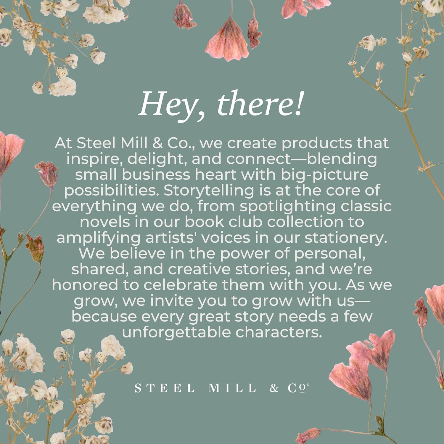 Steel Mill & Co. gros plan de la texture métallique illustrant durabilité