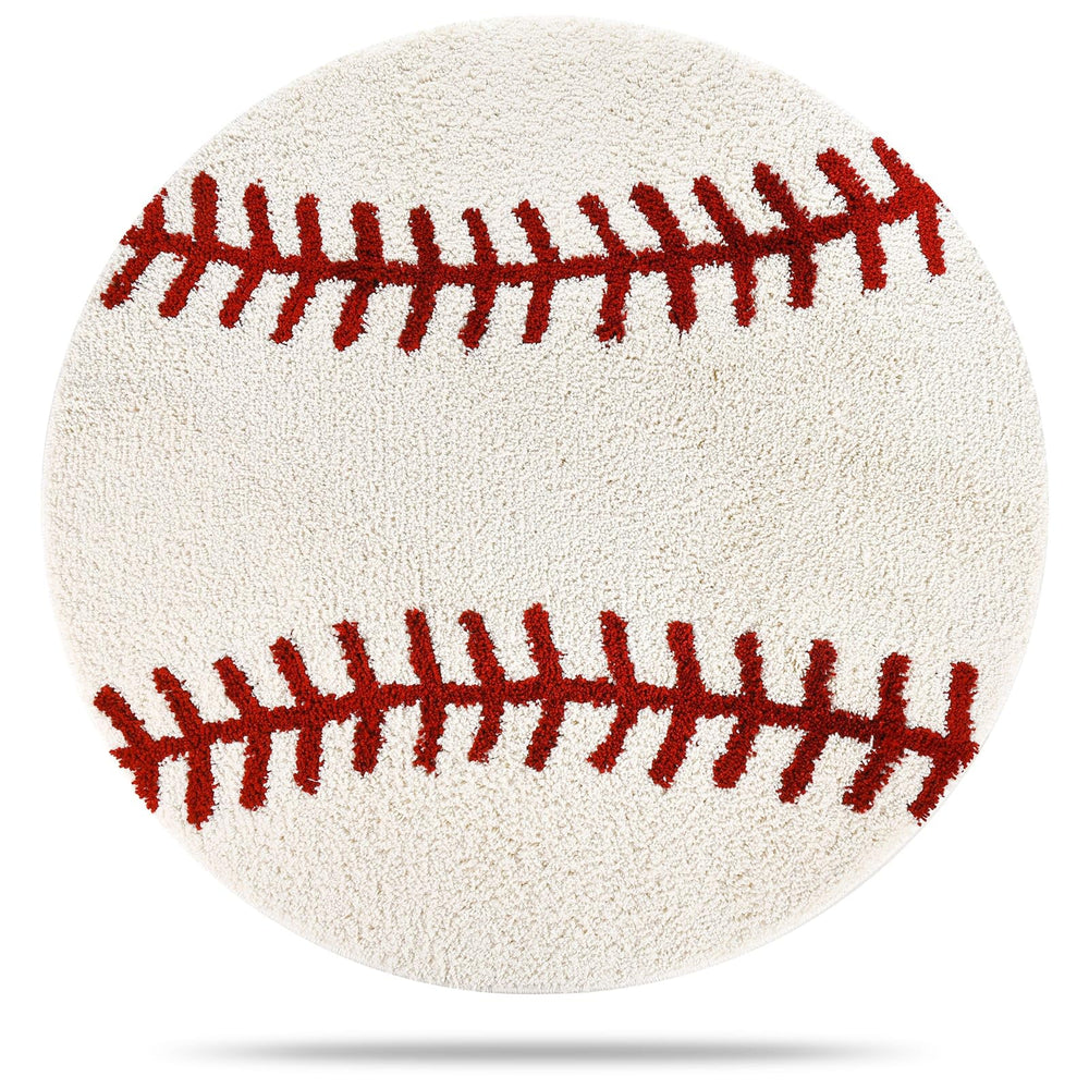 STEF tapis baseball vue frontale décorative offrant thème sportif