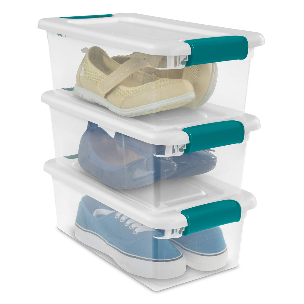 Sterilite boîte utilisée dans chambre d'enfant pour jouets et organisation quotidienne