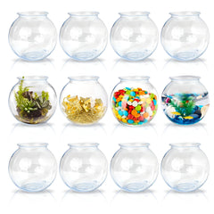 Sterline bol poisson face montrant design rond et transparence pour décoration