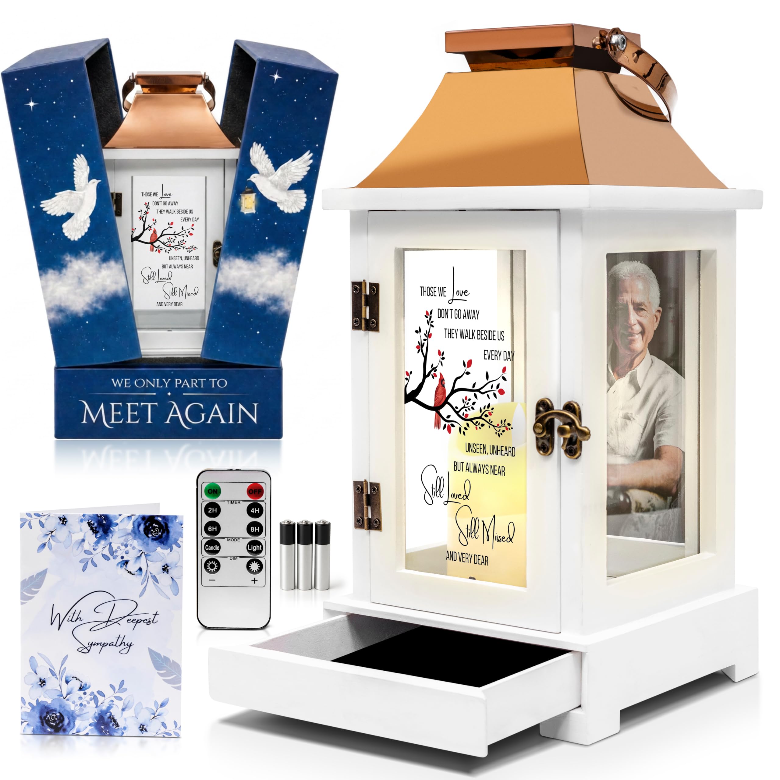 STILLWIND lanterne face avec coffret prête à offrir, design apaisant et présentation soignée