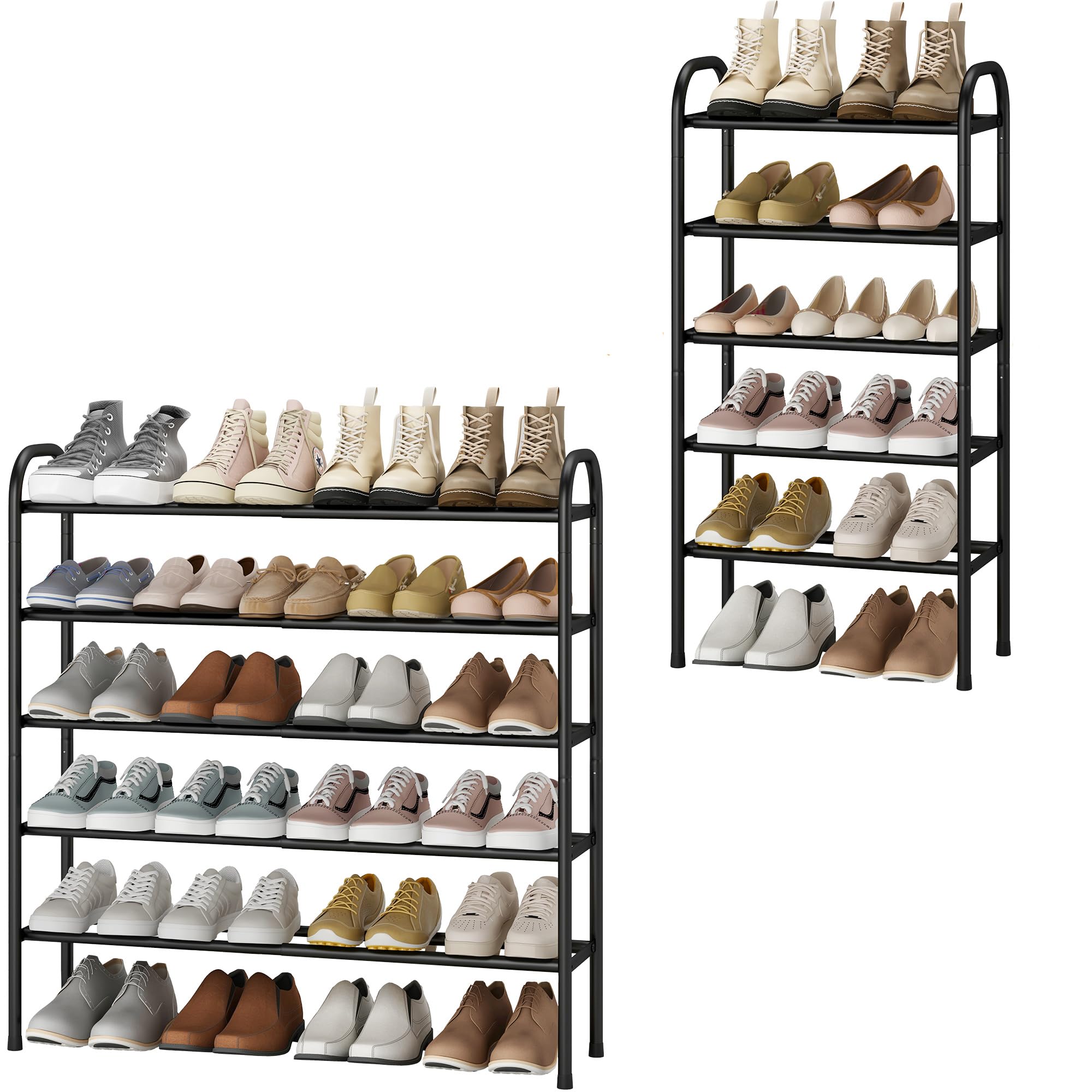 STO STO étagère chaussures face avant capacité 24 paires et gain d'espace