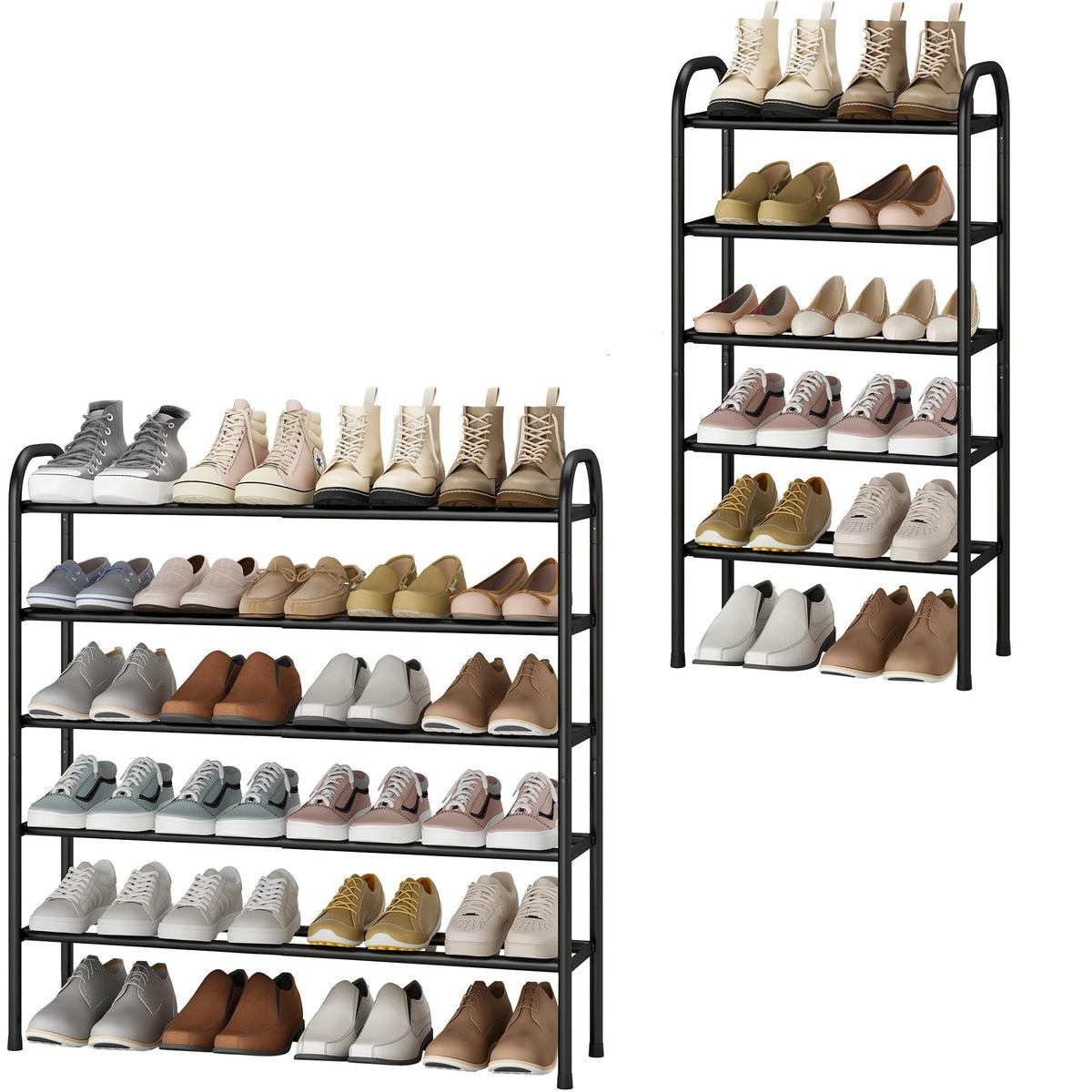 STO STO étagère chaussures face avant capacité 24 paires et gain d'espace