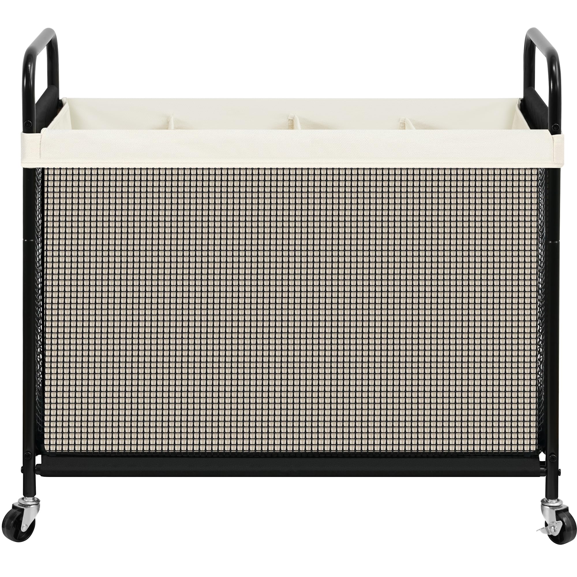 STO STO face avant du panier beige montrant capacité et design pratique