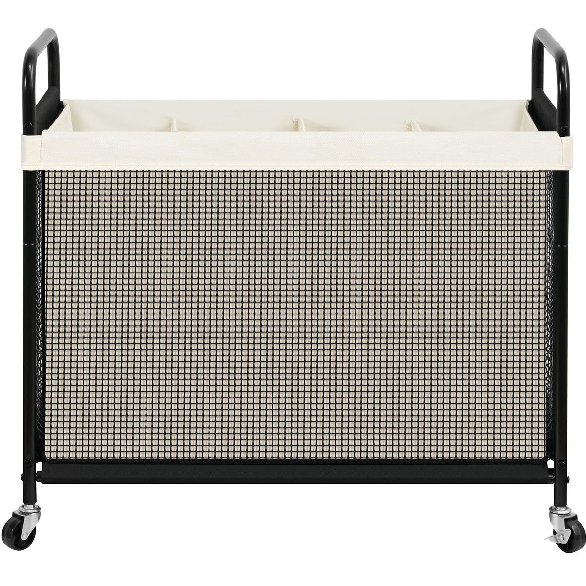 STO STO face avant du panier beige montrant capacité et design pratique