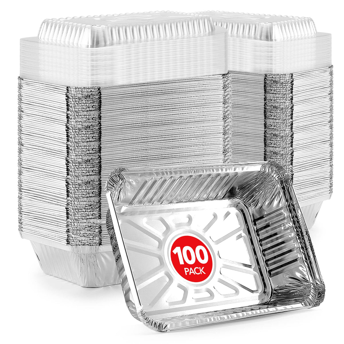 Stock Your Home barquette aluminium ouverte montrant la robustesse et gain de temps