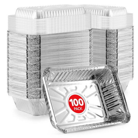 Stock Your Home barquette aluminium ouverte montrant la robustesse et gain de temps