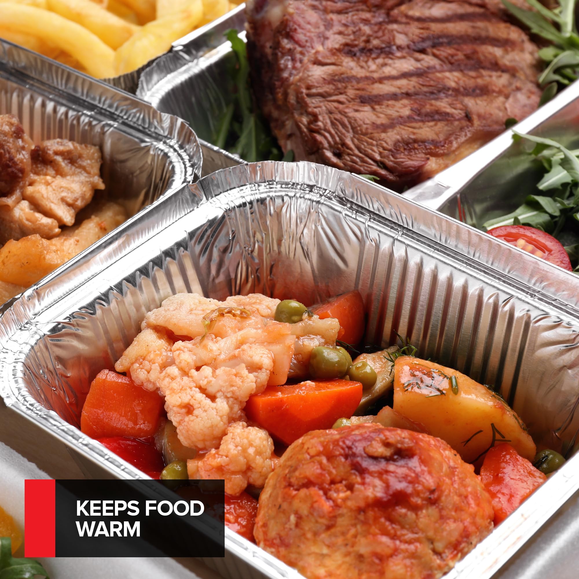 Stock Your Home comparaison taille et main montrant capacité réelle pour portions