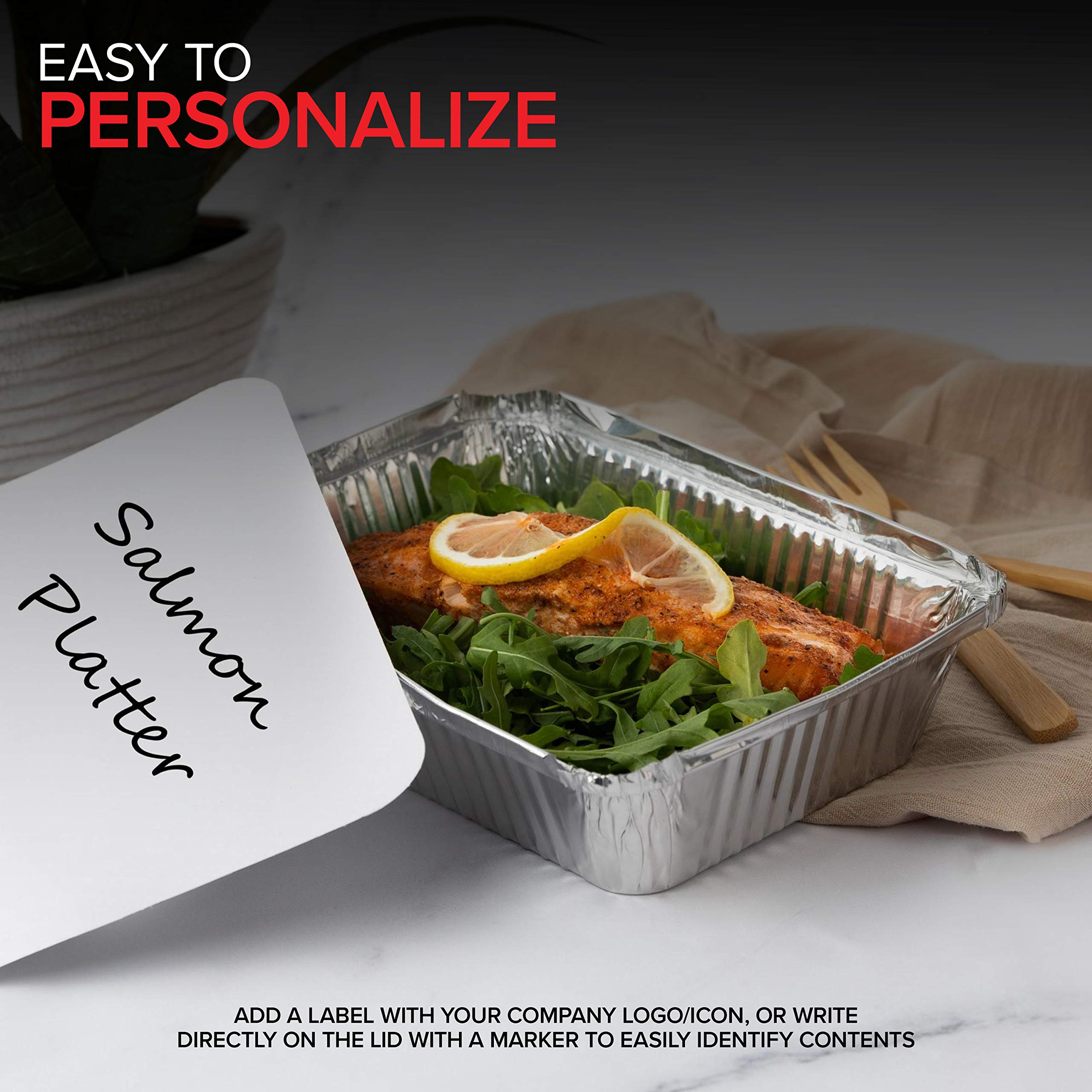 Stock Your Home couvercle carton en gros plan montrant surface étiquetable