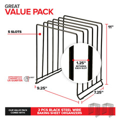 Stock Your Home gros plan sur les séparateurs métalliques, protection anti-rayures