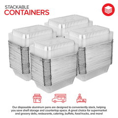 Stock Your Home lot empilé de 100 barquettes optimisant stockage et logistique